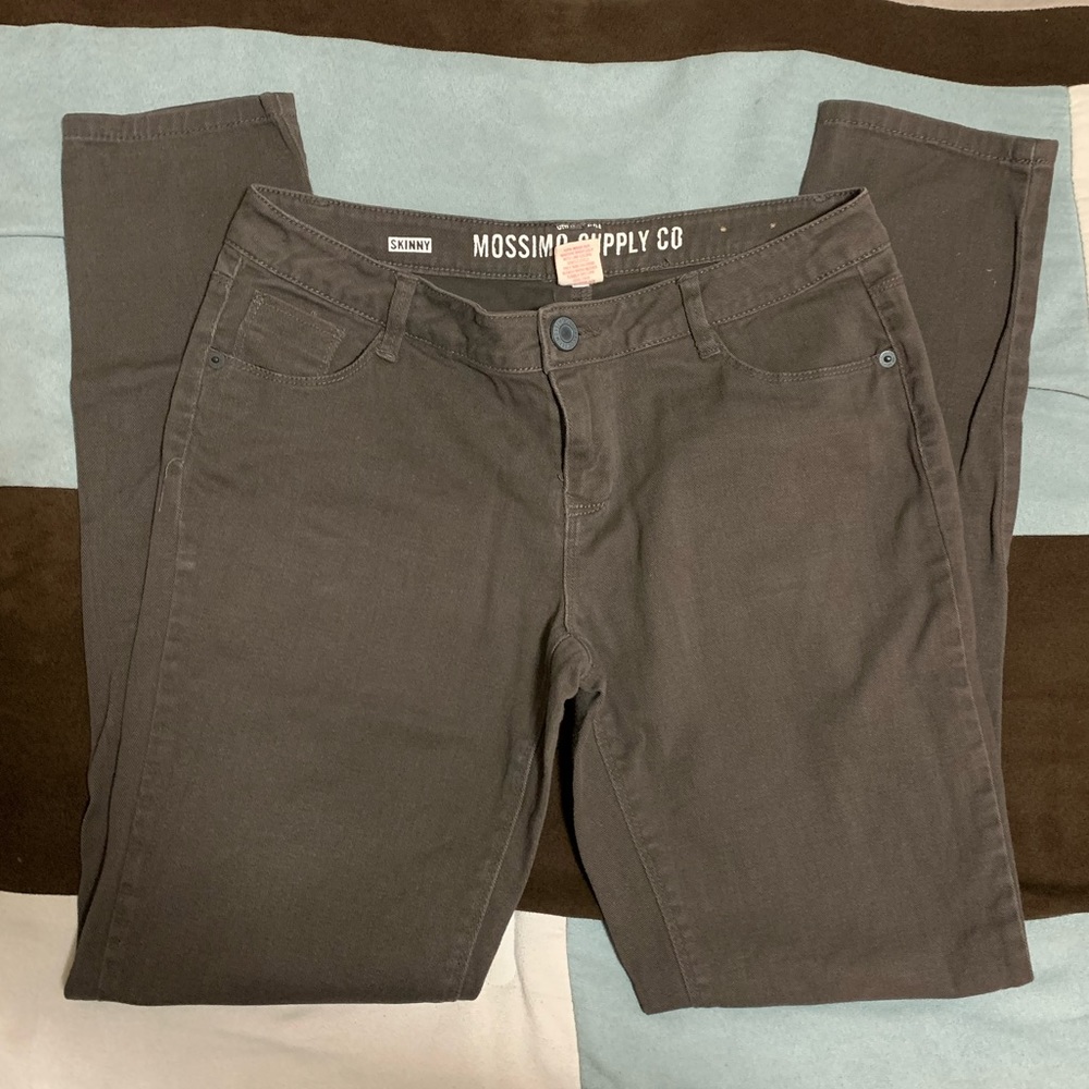 Mossimo Supply Co Grey Sparkly Jeans size 7